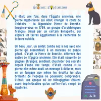 Aperçu - Apprentissages en autonomie - Un peu d'Histoire - La pierre de Rosette - Page 1