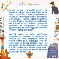 Aperçu - Apprentissages en autonomie - Un peu d'Histoire - La pierre de Rosette - Page 2