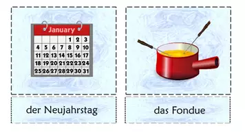 Vorschau - Bildkarten - Wort- und Bildkarten Thema Neujahr/Silvester - Seite 3