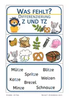Vorschau - Spiele - Rechtschreibspiel zu z oder tz - Was fehlt? - Seite 3