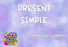 Vorschau - Stationenlernen - Present simple and Present Continuous Verb Conjugator Pack - Seite 2