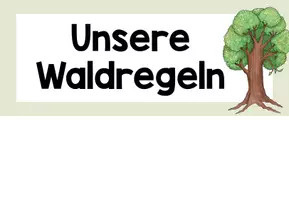 Vorschau - Arbeitsblätter - Waldregeln - Tafelmaterial und Arbeitsblätter - Seite 3