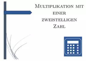 Vorschau - Arbeitsblätter - Multiplikation mit einer zweistelligen Zahl | Mathematik | 26 Spalten - Seite 2