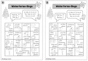 Vorschau - Arbeitsblätter - Winterferien-Bingo - Seite 3