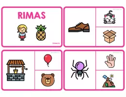 Vista previa - Tarjetas / Manipulativos - Rimas - página 2