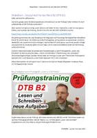 Vorschau - Unterrichtsreihen - Lernen mit Uwe: Deutsch-Test für den Beruf B2 Neue Aufgaben zu LuS - Deckblatt