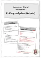 Vorschau - Arbeitsblätter - Krummer Hund: Prüfungsaufgaben | RSAP/HSAP 2025 - Deckblatt