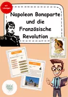 Vorschau - Arbeitsblätter - Napoleon und die Französische Revolution - Deckblatt