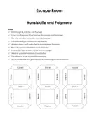 Vorschau - Stundenentwürfe - Escape Room "Kunststoffe und Polymere" - Deckblatt