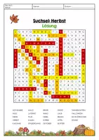 Vorschau - Arbeitsblätter - Herbst Suchsel - Seite 3