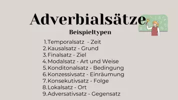 Vorschau - Arbeitsblätter - Adverbialsätze, Subjekt- und Objektsätze - Seite 3