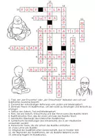 Vorschau - Arbeitsblätter - Kreuzworträtsel - Buddhismus - Seite 2