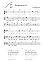 Vorschau - Stundenentwürfe - Laternenlied 'Laternenzeit' Voll- und Halbplayback und Vorlesegeschichte - Seite 1