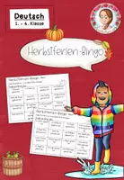 Vorschau - Arbeitsblätter - Herbst: Ferienbingo - Sprechanlass und Gesprächsanlass (Klasse 1. - 4.) - Deckblatt
