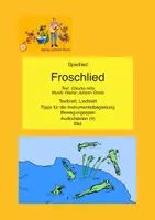 Vorschau - Arbeitsblätter - Froschlied - Spiellied - RJ Gross - Deckblatt