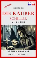 Vorschau - Arbeitsblätter - Klausur - Die Räuber - Schiller - Szenenanalyse - Deckblatt