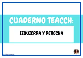 Vista previa - Refuerzo / NEE / Materiales de apoyo - CUADERNO TEACCH: IZQUIERDA Y DERECHA - página 1