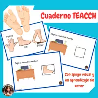 Vista previa - Hojas de trabajo - CUADERNO TEACCH: PALMO, PIE Y PASO - Portada