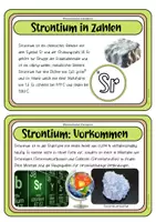 Vorschau - Stundenentwürfe - Erdalkalimetalle: Strontium Wissenskartei Steckbrief Quizze - Seite 3