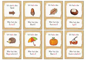 Vorschau - Spiele - Lesespiel - Herbst (Klasse 1/2) - Seite 1