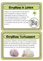 Vorschau - Stundenentwürfe - Erdalkalimetalle: Beryllium Wissenskartei Steckbrief Quizze - Seite 3