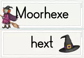 Vorschau - Präsentationen/Tafelbilder - Liederarbeitung: die alte Moorhexe (Textkarten) - Seite 3