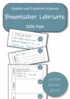 Vorschau - Stationenlernen - Binomischer Lehrsatz - Stille Post (Mathematikspiel) - Deckblatt