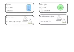 Aperçu - Cliparts/Visuels - Mémo formules géométrique - Page 2