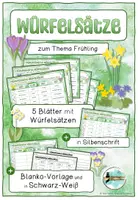 Vorschau - Spiele - Würfelsätze zum Thema Frühling - Deckblatt