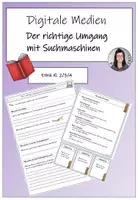 Vorschau - Unterrichtsreihen - Digitale Medien: Der richtige Umgang mit Suchmaschinen - Deckblatt