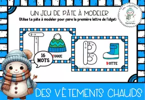 Aperçu - Apprentissages en autonomie - Des vêtements chauds - Page de couverture