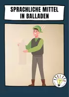 Vorschau - Arbeitsblätter - Sprachliche Mittel in Balladen (Internetrecherche) - Deckblatt