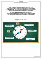Vorschau - Mal- und Bastelvorlagen - Die Uhr - Tafelmaterial 🕚 | Uhrzeit lernen - Seite 1