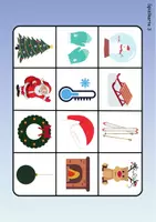 Vorschau - Arbeitsblätter - Wortschatz Bingo - Weihnachten (Klasse 1 und 2) - Seite 3