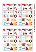 Vorschau - Arbeitsblätter - Vokabelbilder Weihnachten - Bilder zum ausschneiden (Klasse 1 und 2) - Seite 2