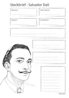 Vorschau - Arbeitsblätter - Steckbrief Salvador Dalí + Informationstext für die Schüler - Seite 2