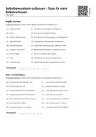 Vorschau - Arbeitsblätter - Selbstwahrnehmung - Arbeitsblätter mit Erklärvideos, Lückentexten und Übungen - Seite 3