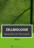 Vorschau - Arbeitsblätter - Zellbiologie ⎮ Rätsel - Bestandteile der Zelle - Deckblatt