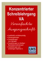 Vorschau - Arbeitsblätter - Konzentrierter Schreiblehrgang in Vereinfachter Ausgangsschrift KOMPLETTPAKET - Deckblatt