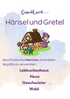 Vorschau - Spiele - Gesucht wird ... - Sag es nicht - Märchenhaftes Erklärspiel (Deutsch, Klasse 5/6) - Seite 1