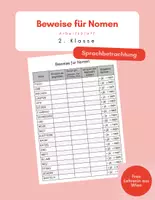 Vorschau - Arbeitsblätter - Arbeitsblatt: Beweise für Nomen - Deckblatt