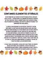 Vista previa - Hojas de trabajo - Contamos elementos otoñales (català y castellano) - página 2