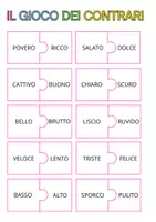 anteprima - Giochi - Il gioco dei sinonimi e dei contrari - Pagina 1