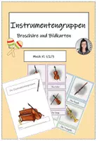 Vorschau - Arbeitsblätter - Instrumentengruppen Broschüre und Bildkarten - Deckblatt