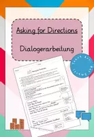 Vorschau - Arbeitsblätter - Asking for Directions - Dialogerarbeitung - Deckblatt