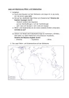 Vorschau - Arbeitsblätter - AB Lage und Abgrenzung von Nordamerika, Mittelamerika, Südamerika - Seite 1