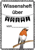 Vorschau - Arbeitsblätter - VÖGEL - Arbeitsblätter + Lösungsblätter - Seite 1