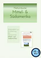 Vorschau - Arbeitsblätter - AB Naturräume Mittel- und Südamerika - Deckblatt