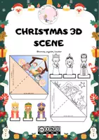 Vista previa - Manualidades / Dibujos para colorear - CHRISTMAS 3D SCENES (4 SCENES) TRIARAMA - página 1