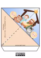 Vista previa - Manualidades / Dibujos para colorear - CHRISTMAS 3D SCENES (4 SCENES) TRIARAMA - página 3